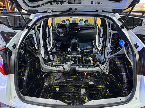 Toyota Yizawa tüm araba ses yalıtımı inşaat dosyası