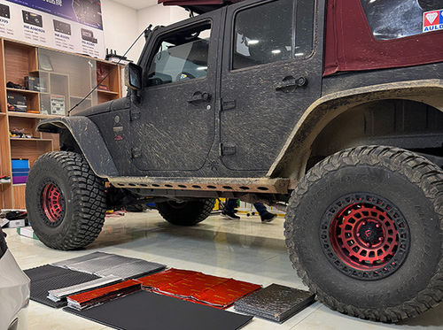 Rubicon Araç boyunca ses yalıtımı yükseltildi
