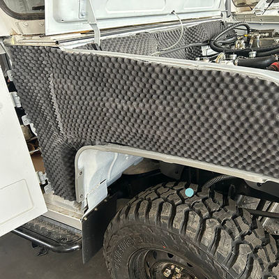 Medium High Frequency Noise Absorbing Materials Heat Insulation Mat Wave Design